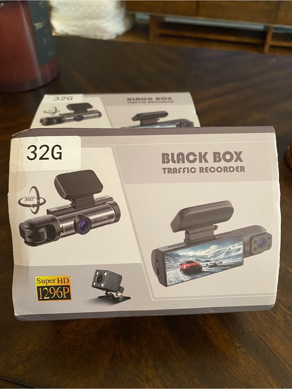 Black Box Traffic Recorder Dash Cam - Black - 1296P Super HD